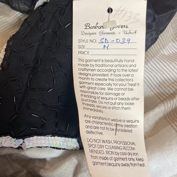 Barbara Jovers Vintage 90s Sequin Dress - Picture 7 of 8